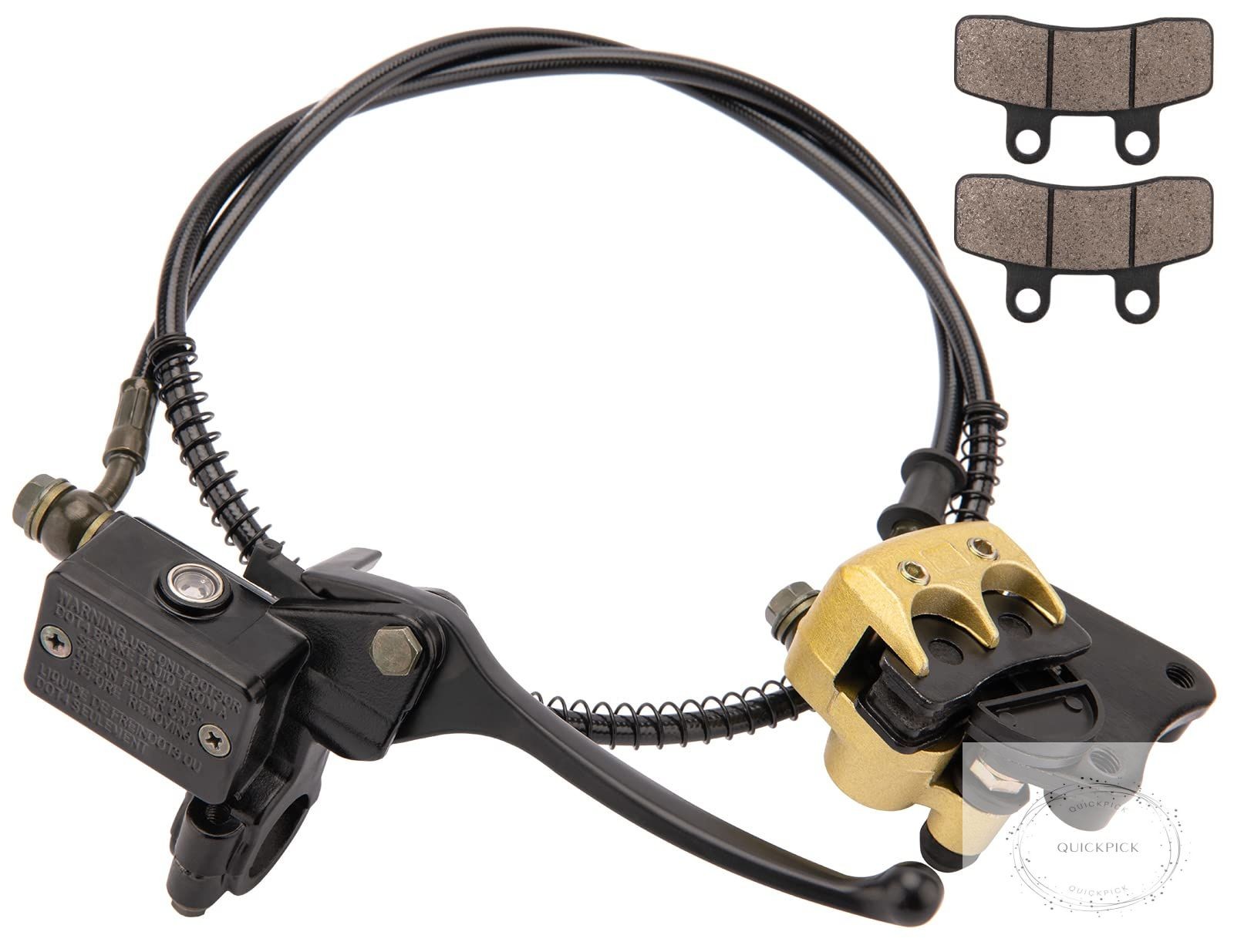 Front Disc Brake Master Cylinder Caliper Assembly for 50cc 70cc 90cc 110cc 125cc