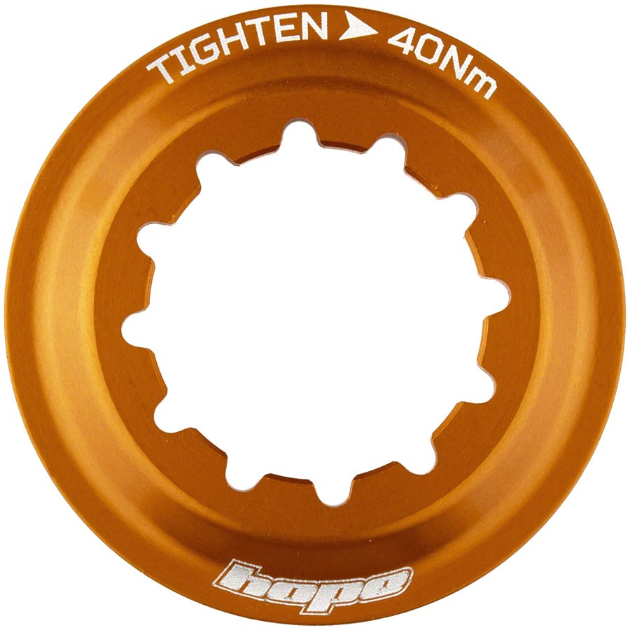 Hope Center Lock Disc Lockring – Orange Compatible With Other Manufacturers