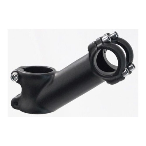 Alloy 1 1/8″ Ahead Stem — 90mm / 28.6mm / 25.4mm Bar / 35 Deg / Matte Black