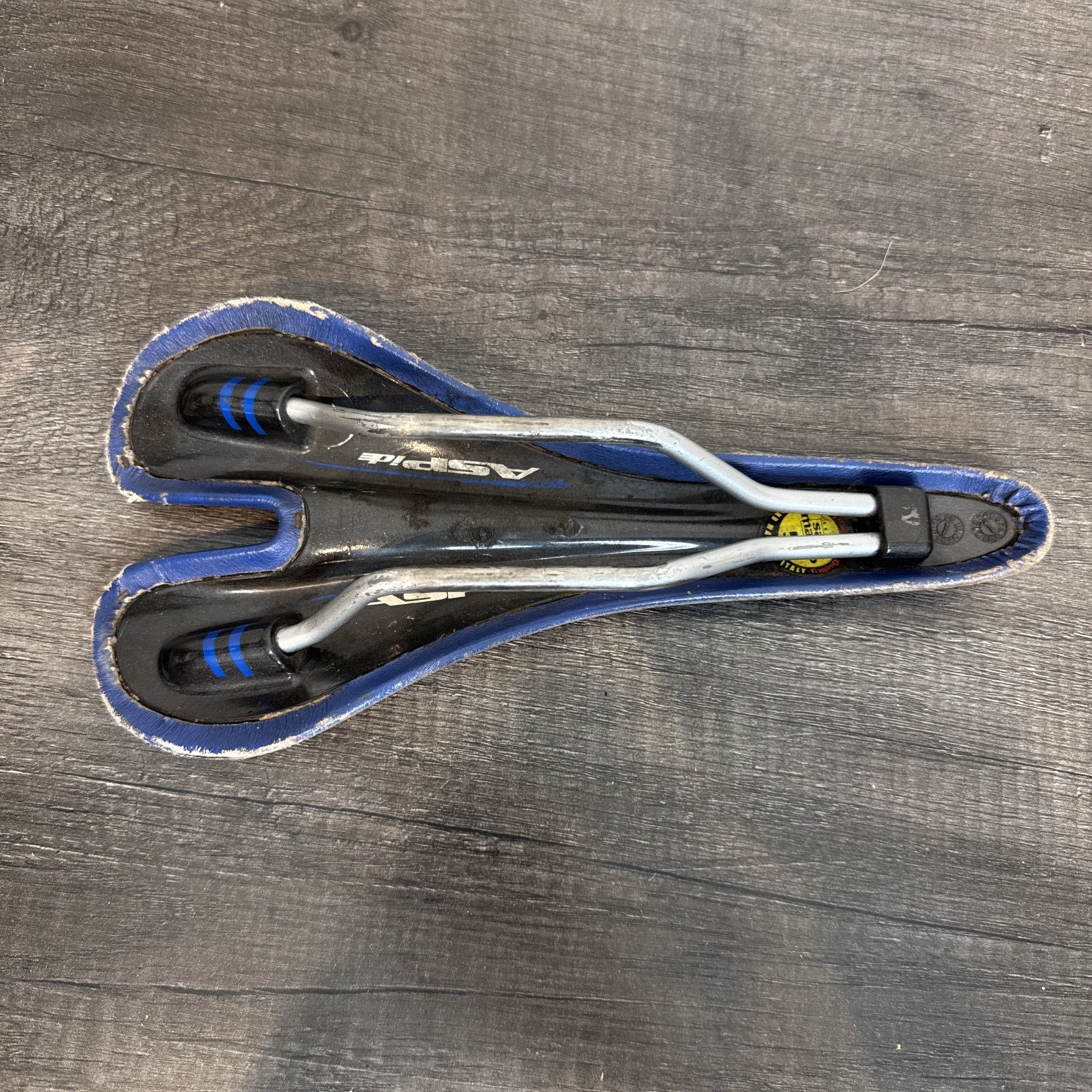 Vintage Selle San Marco Era Racing USPS Postal Service Saddle Blue As-Is⁠