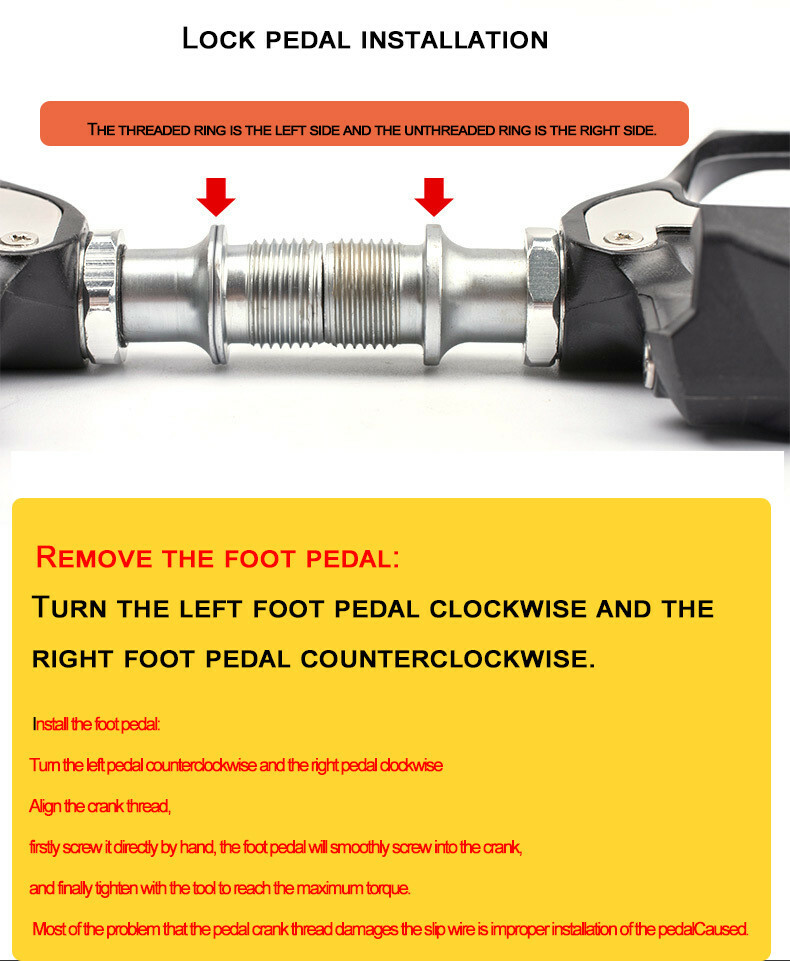 Promend Ultralight 217g Titanium Road Bike Self-lock Pedals Bicycle Lock Pedals