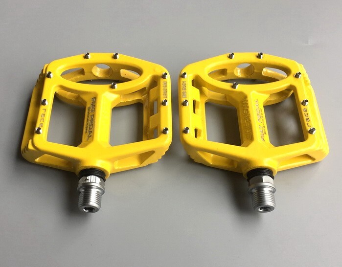 9/16″ Bicycle Pedal 3 Bearings Flat/Platform Pedals MTB Road Bike SHANMASHI 5051