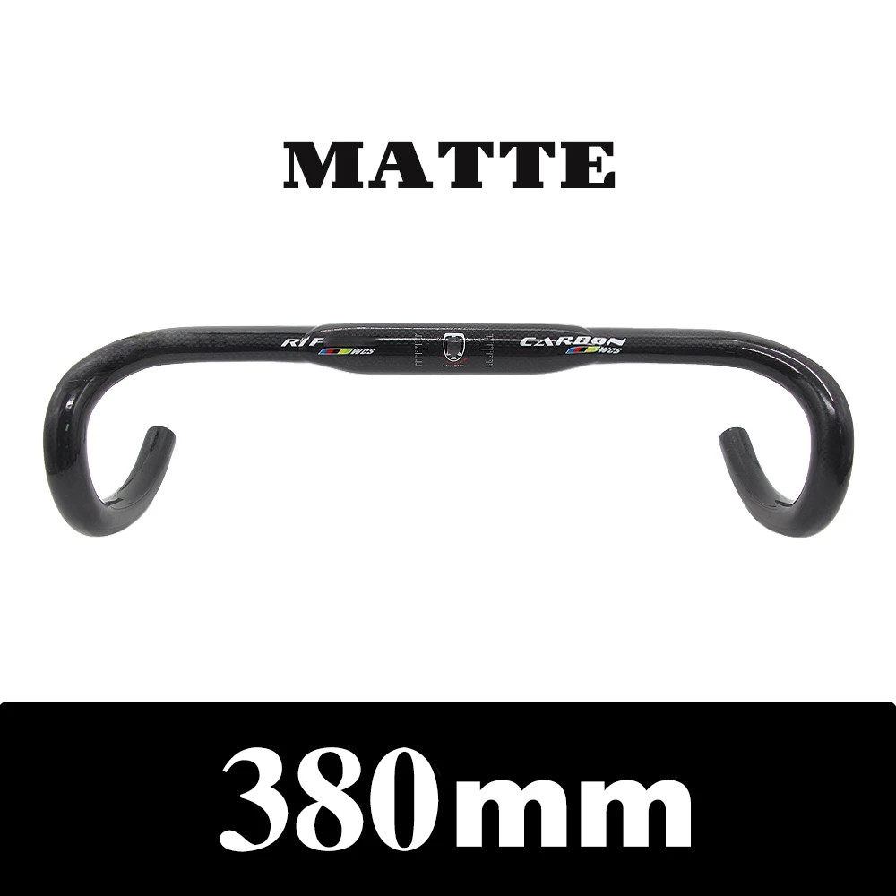 3K Full Carbon Fibre Road Bike Handlebar 31.8*380/400/420/440mm Bike Parts