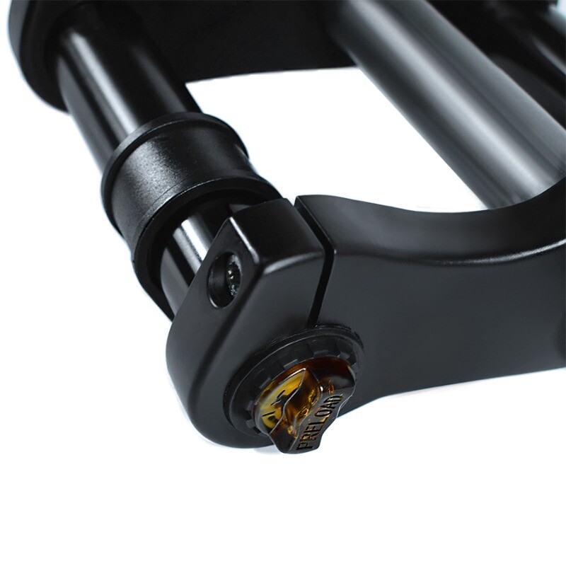 20 26*4.0″ Double Shoulder Oil Spring Fork Quick Release Disc Brake E-Bike Fork