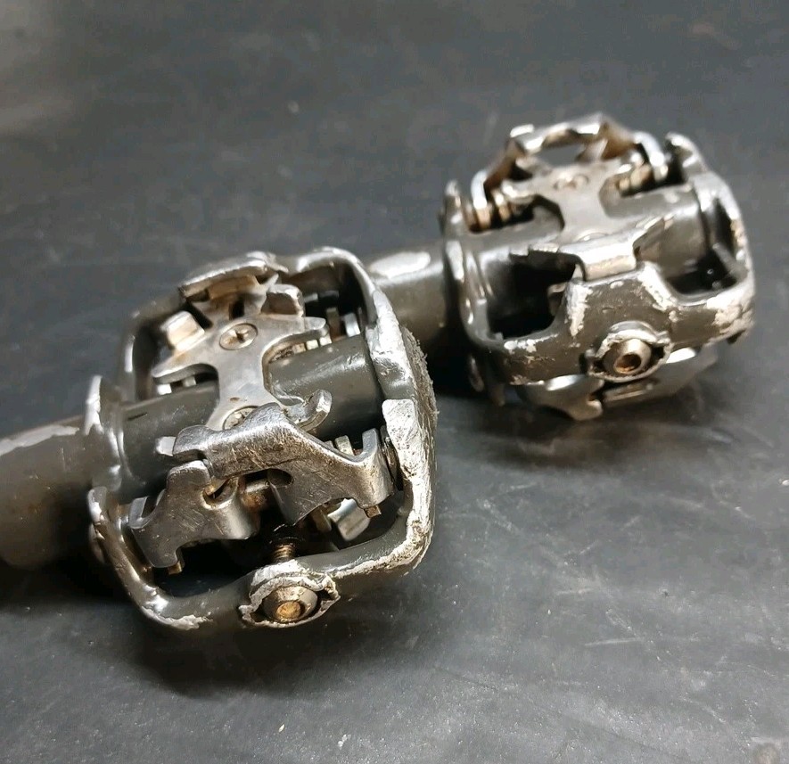 Ritchey Wellgo MTB Dual Sided Clipless Pedals 9/16″ w/ Cleats SPD Logic Vintage