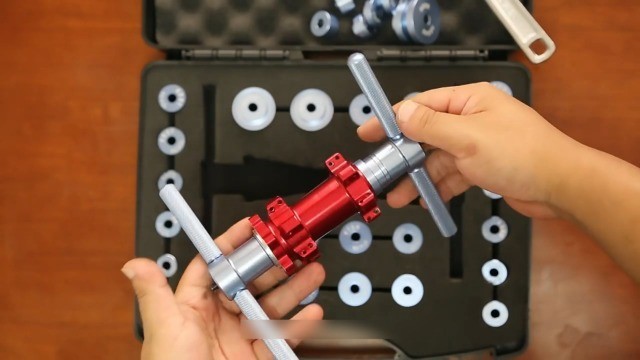 Bicycle Bearing Press Set 25pcs 7075 Aluminum Alloy Hub Wheel Installation Tool