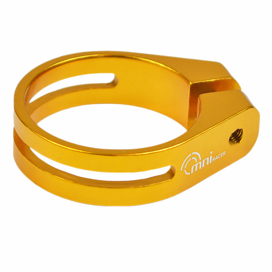 OMNI Racer WORLDS LIGHTEST Alloy Seatpost Clamp: JUST 10 grams!!! 28.6-29mm