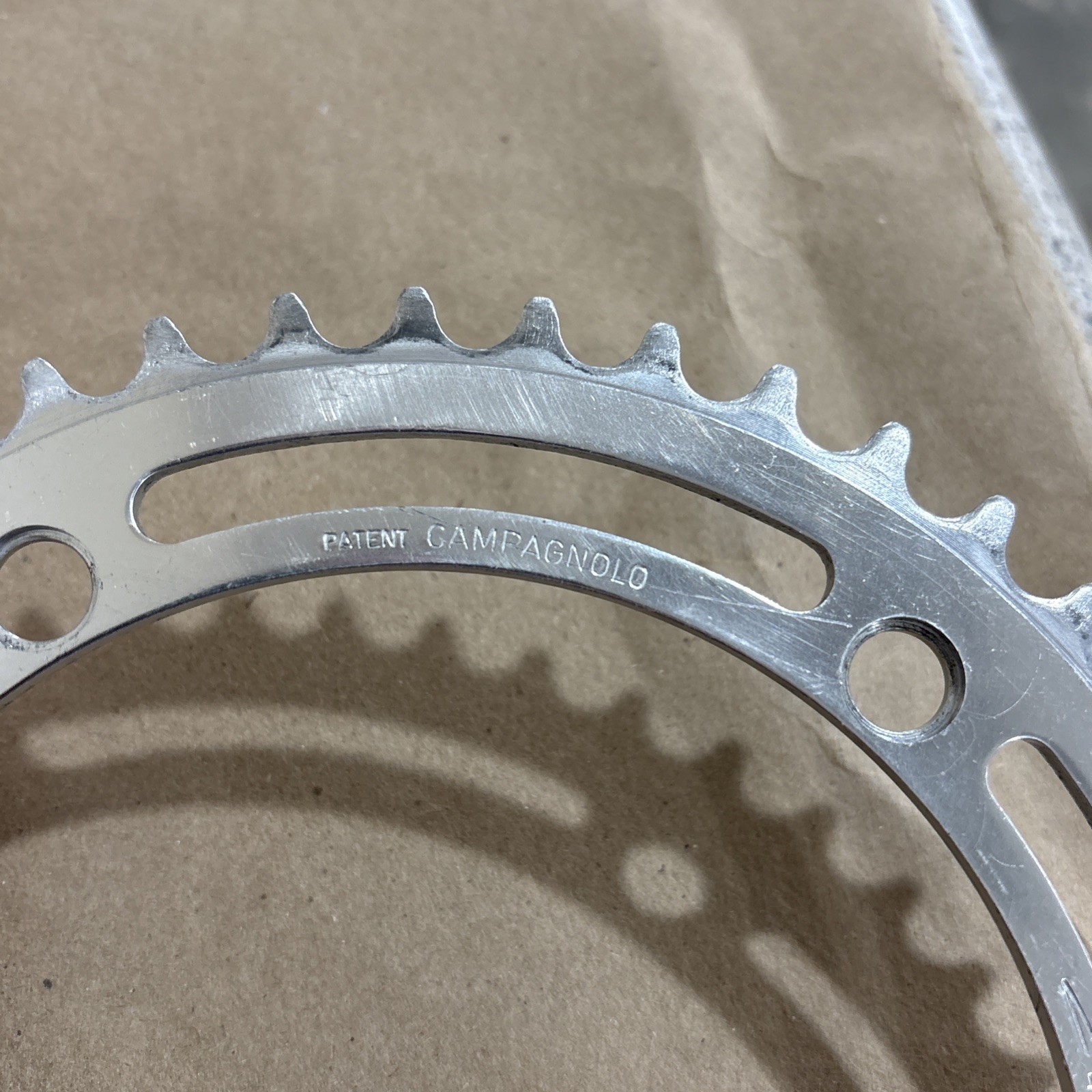 CAMPAGNOLO RECORD CHAIN RING 45 TOOTH 144 BCD 6, 7, OR 8 SPEED