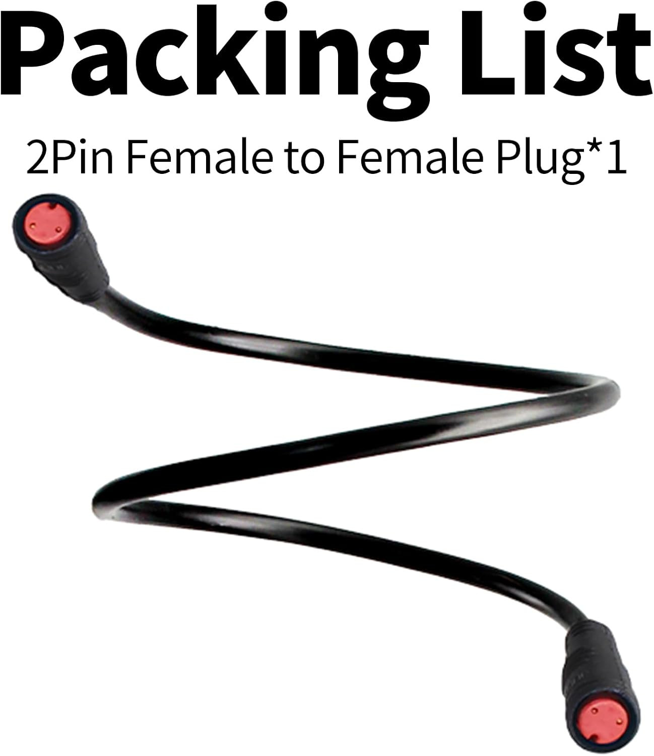 Ebike Extension Cable 2/3/4/5/6 Pin Waterproof Plug Female to Male for Electric