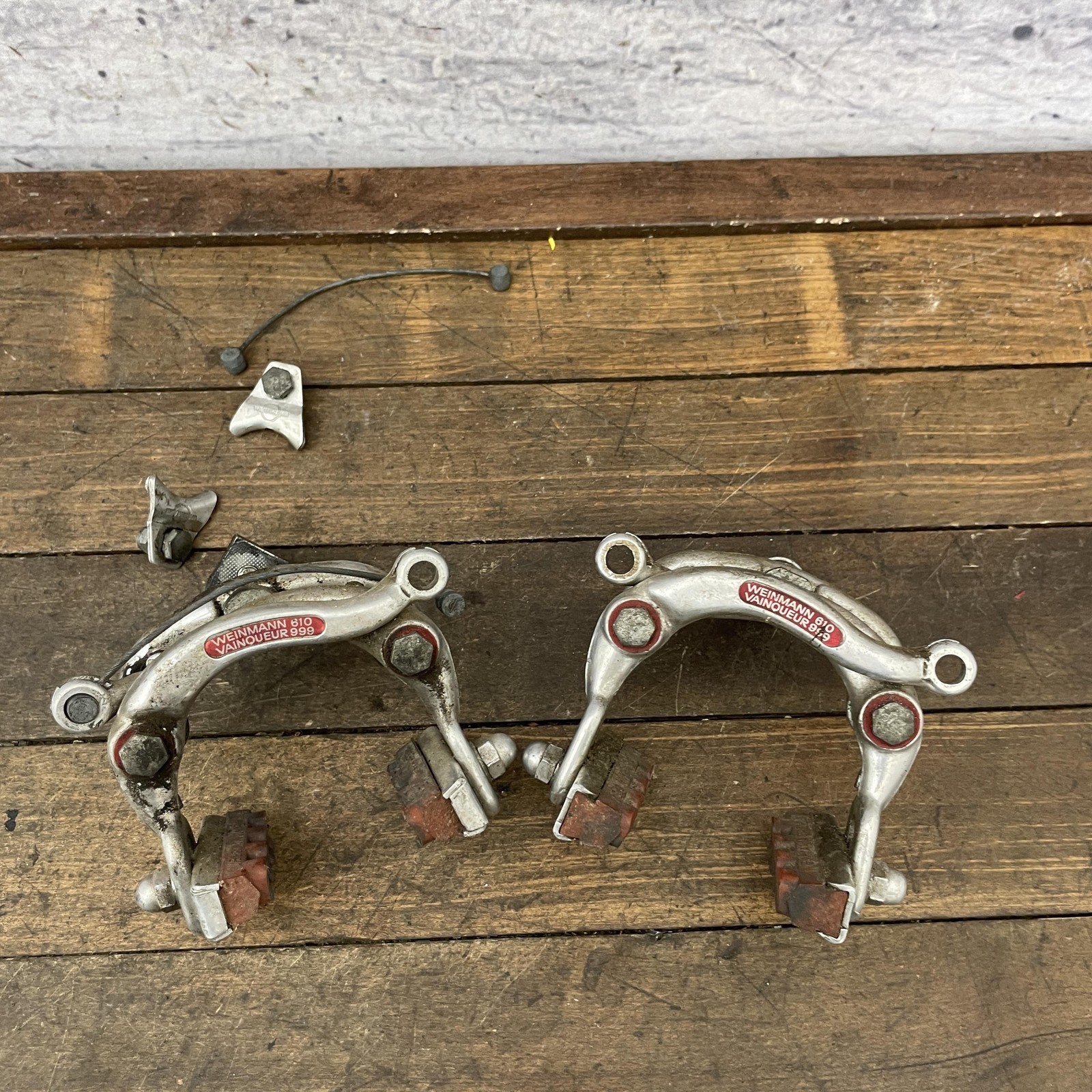 Vintage Weinmann Vainqueur 999 610 Center Pull Brake Calipers Set Pair Road Bike