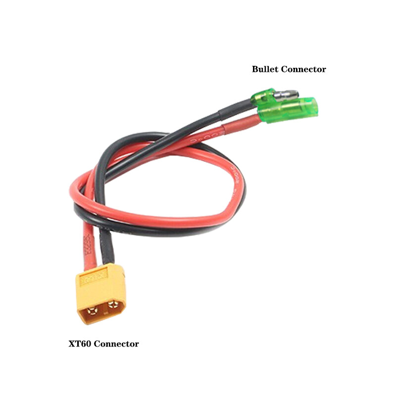 Ebike Battery XT60 Extension Cable Wiring 10cm Anderson Bullet T-port Plug 14AWG