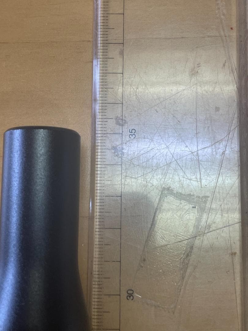 Unused Seatpost Black Diameter 30.4mm Length approx. 35cm