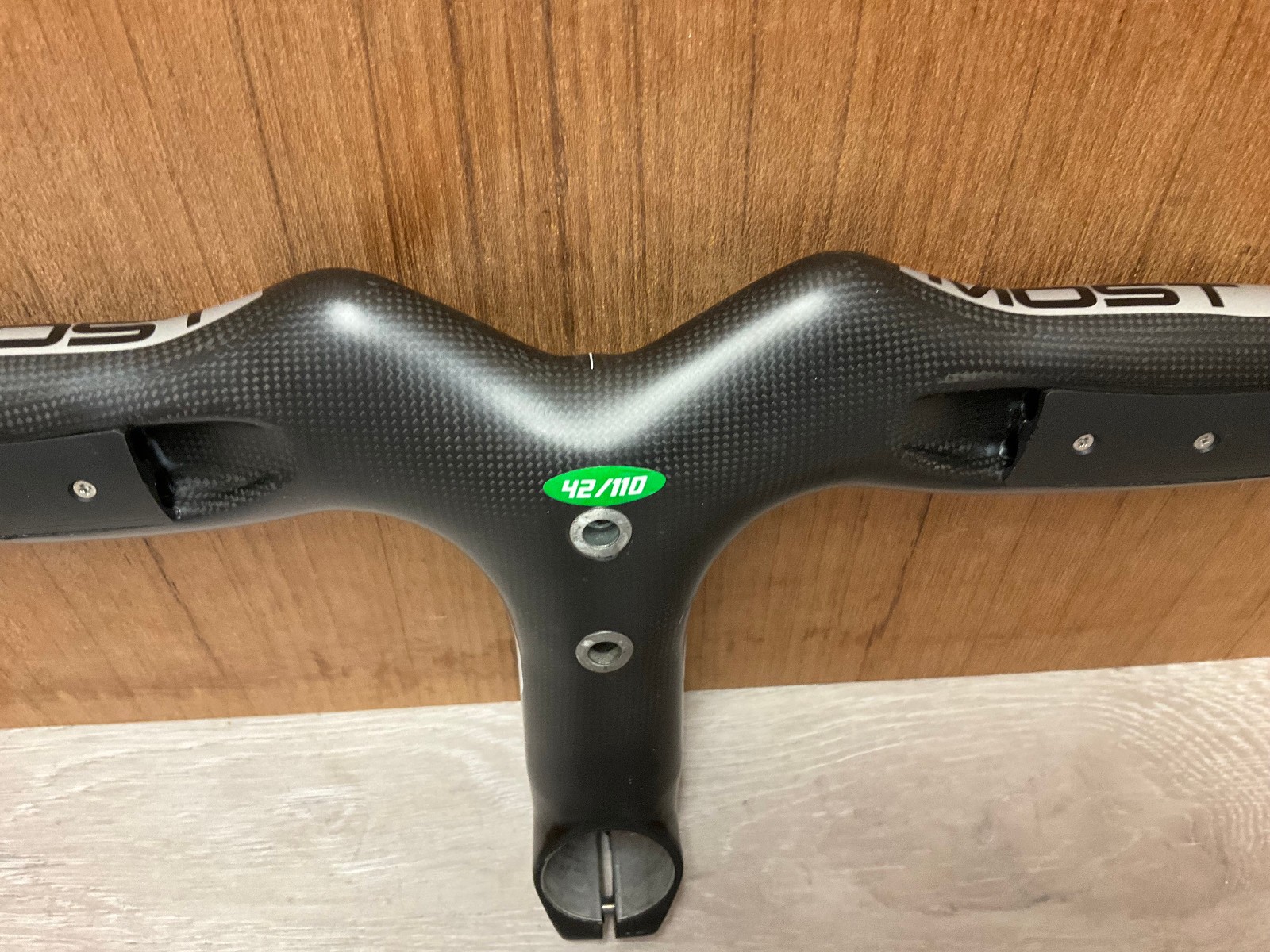 NOS Pinarello Most Talon Carbon Compact Integrated One Piece Handlebar Handlebar