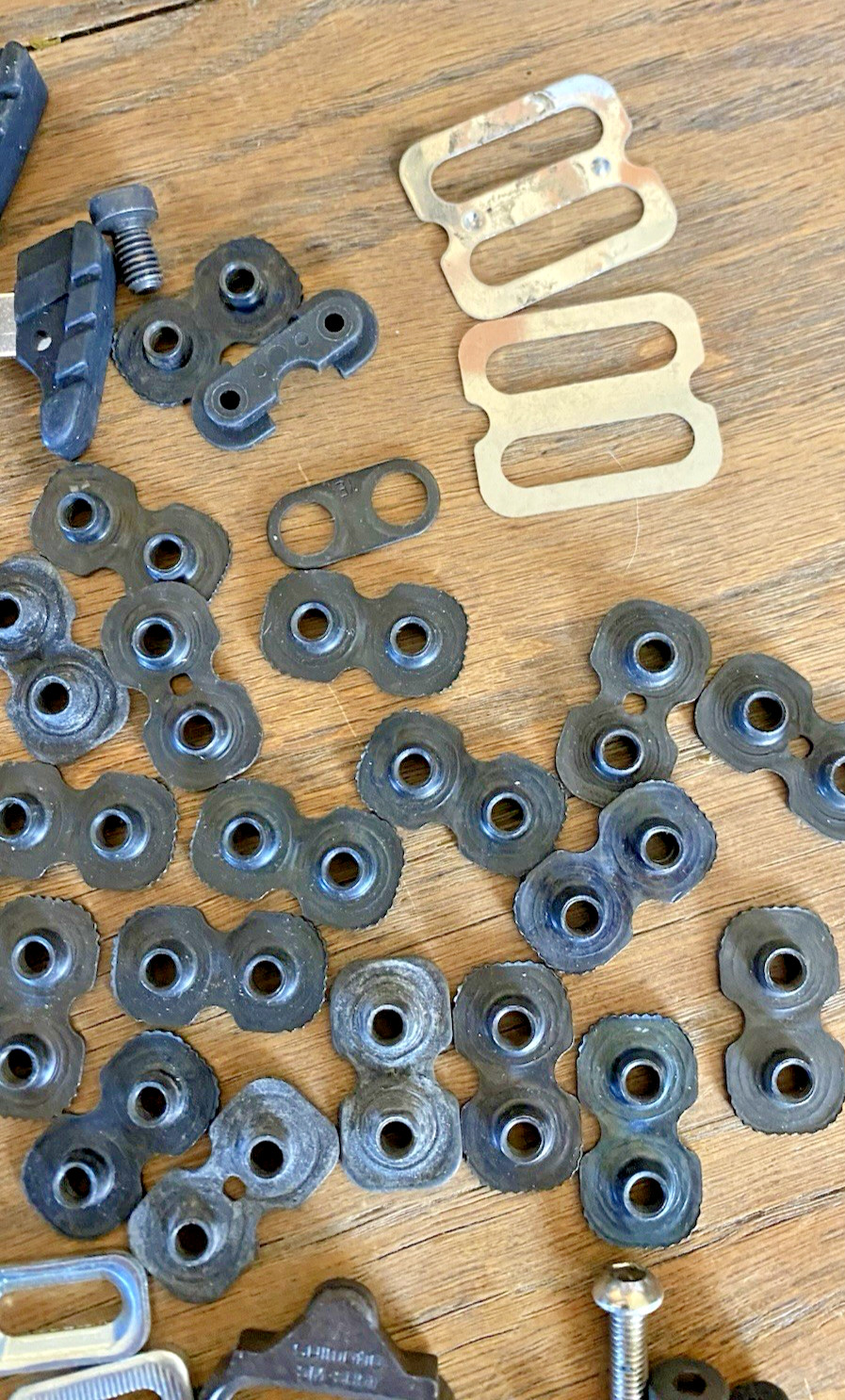 Vintage Misc Bicycle Cleats / Hardware Lot NOS From Closed Bicycle Store