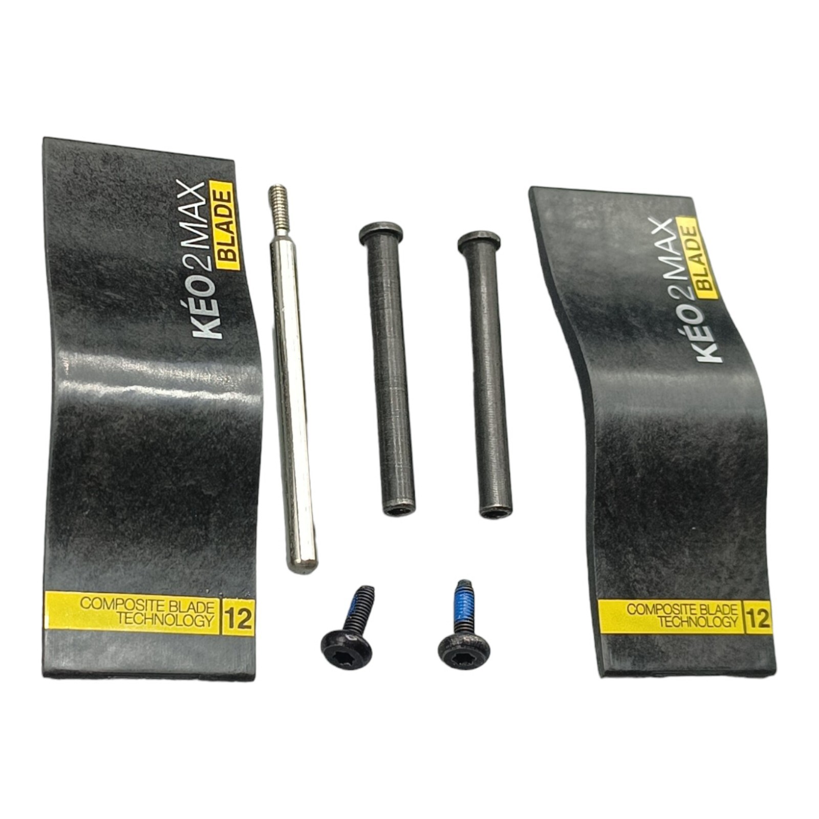 LOOK Keo 2 Max Carbon Blade 12 Nm Kit Platform Pedals 9/16 Schwarz Gelb – NEW