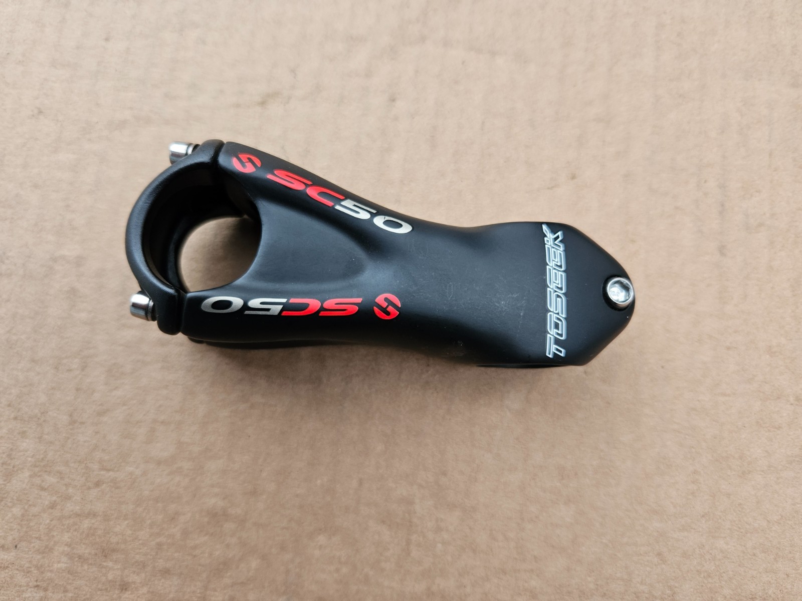 ToSeek SC50 Aluminum 1-1/8″ Threadless Stem 90mm x 31.8mm Clamp Black