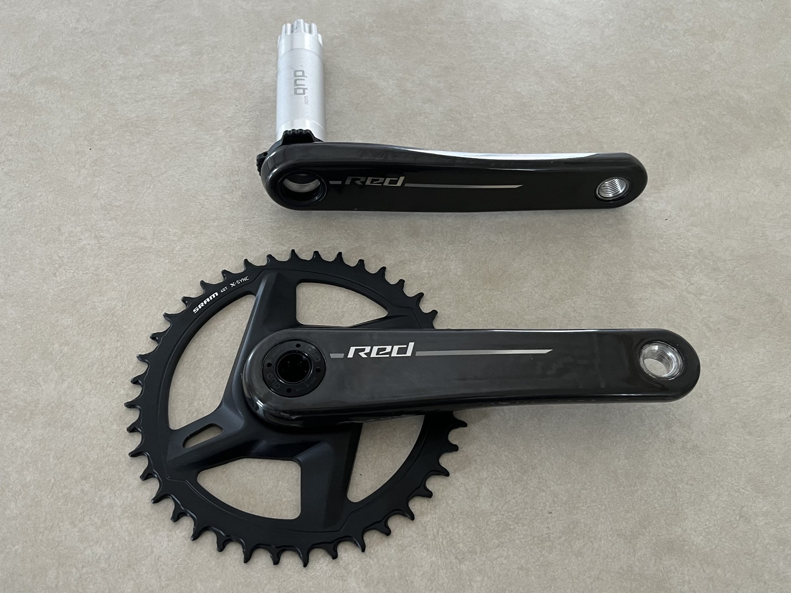 New SRAM Red XPLR Wide DUB Carbon Fiber 170mm 40t 1x 12 13 Direct Mount Crank