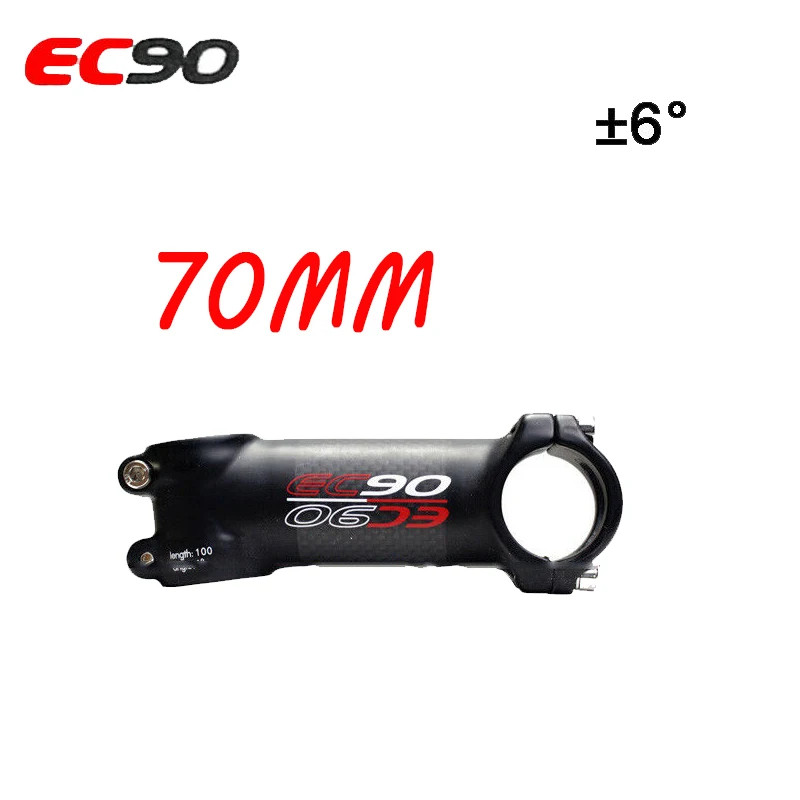 Carbon Fiber 31.8mm MTB Road Bicycle Stem 6/17 Degrees 60-120mm Handlebar Stems