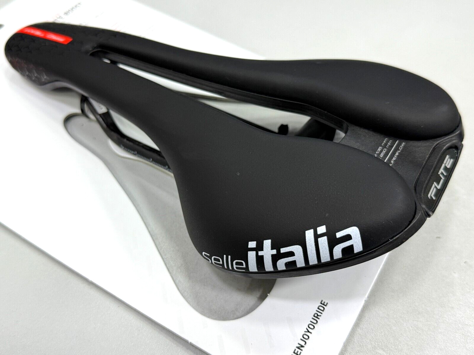 Selle Italia Flite Boost Kit Proteam 6.1 Superflow Carbon S3 135 x 250mm Saddle
