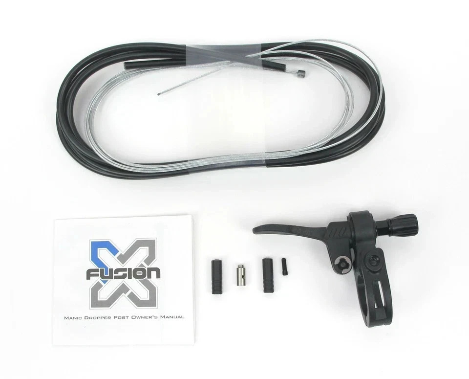 X-Fusion Manic Dropper Seatpost 31.6 125mm w/ Remote Internal – MTB – Post