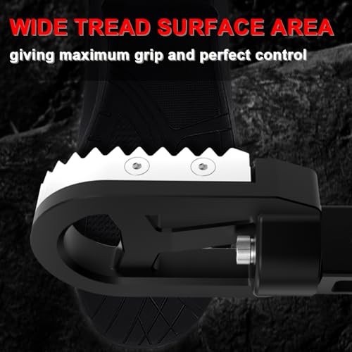 Motorcycle Foot Pegs Fit for Pan America 2020-2024 Pan America Standard Black