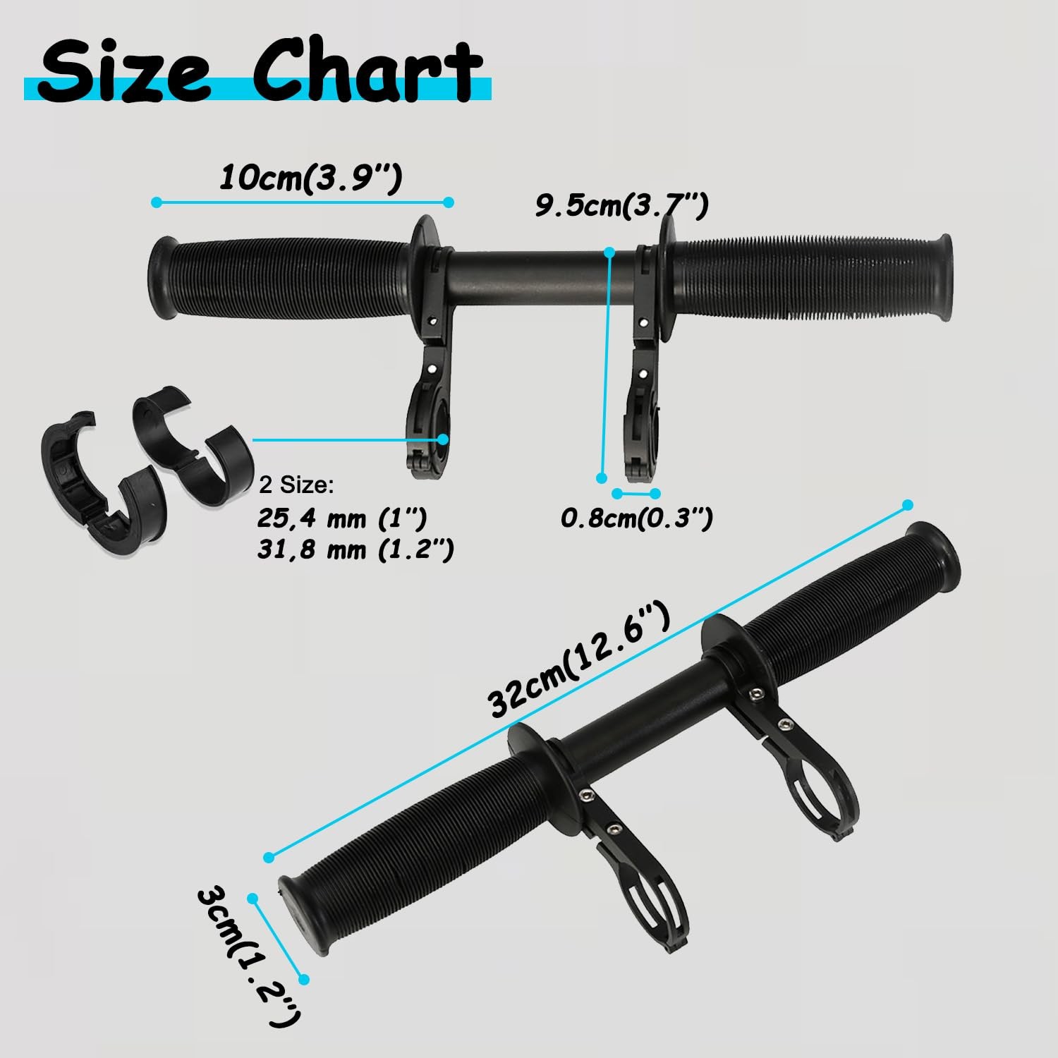 Kids Bike Handlebars Extender, 2 in 1 Child Bike Handlebar & Bicycle Handleba…
