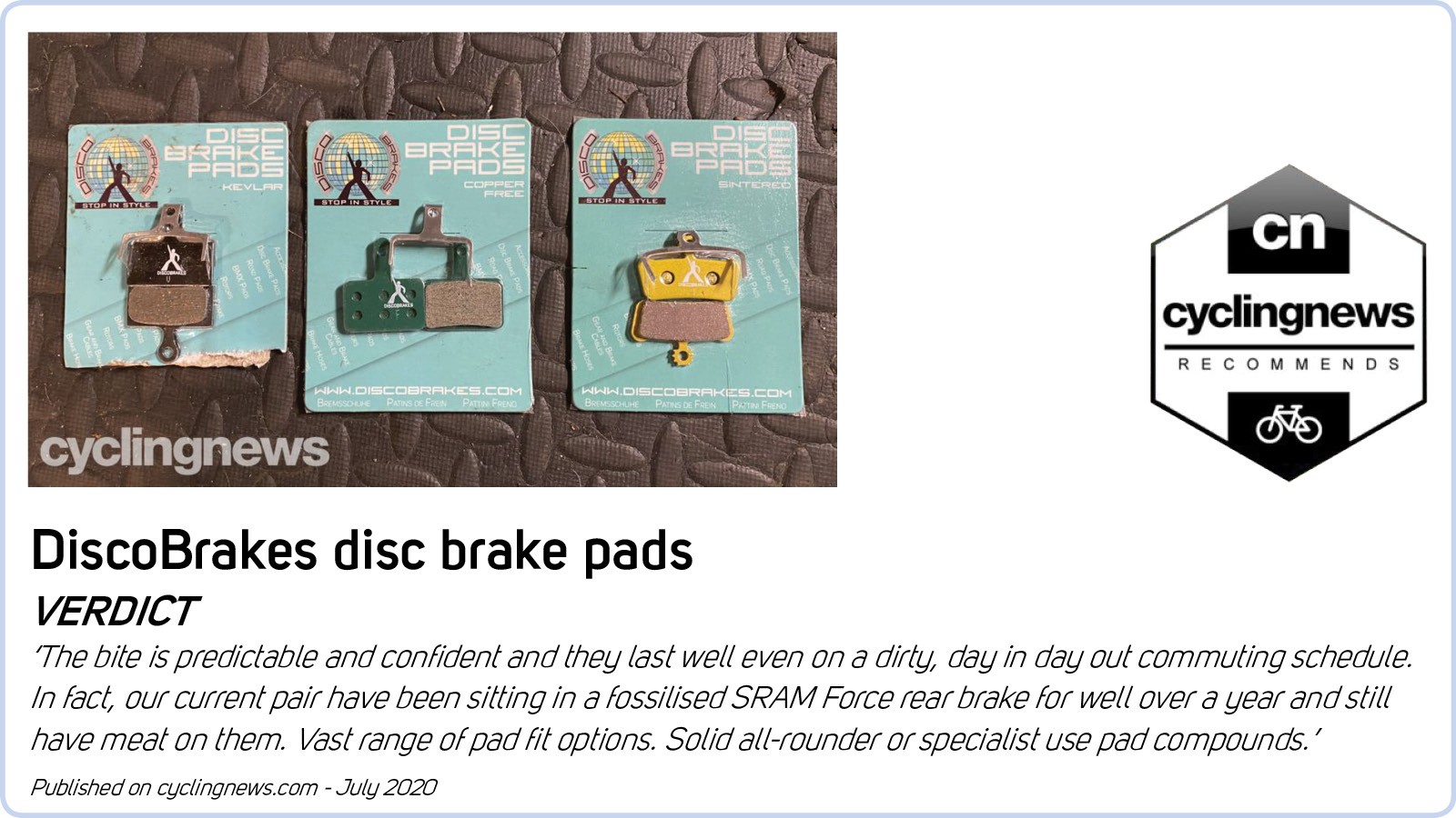 4 Pairs of Sintered DiscoBrakes Hope V4 Disc Brake Pads, HopeV4 DownHill DH MTB