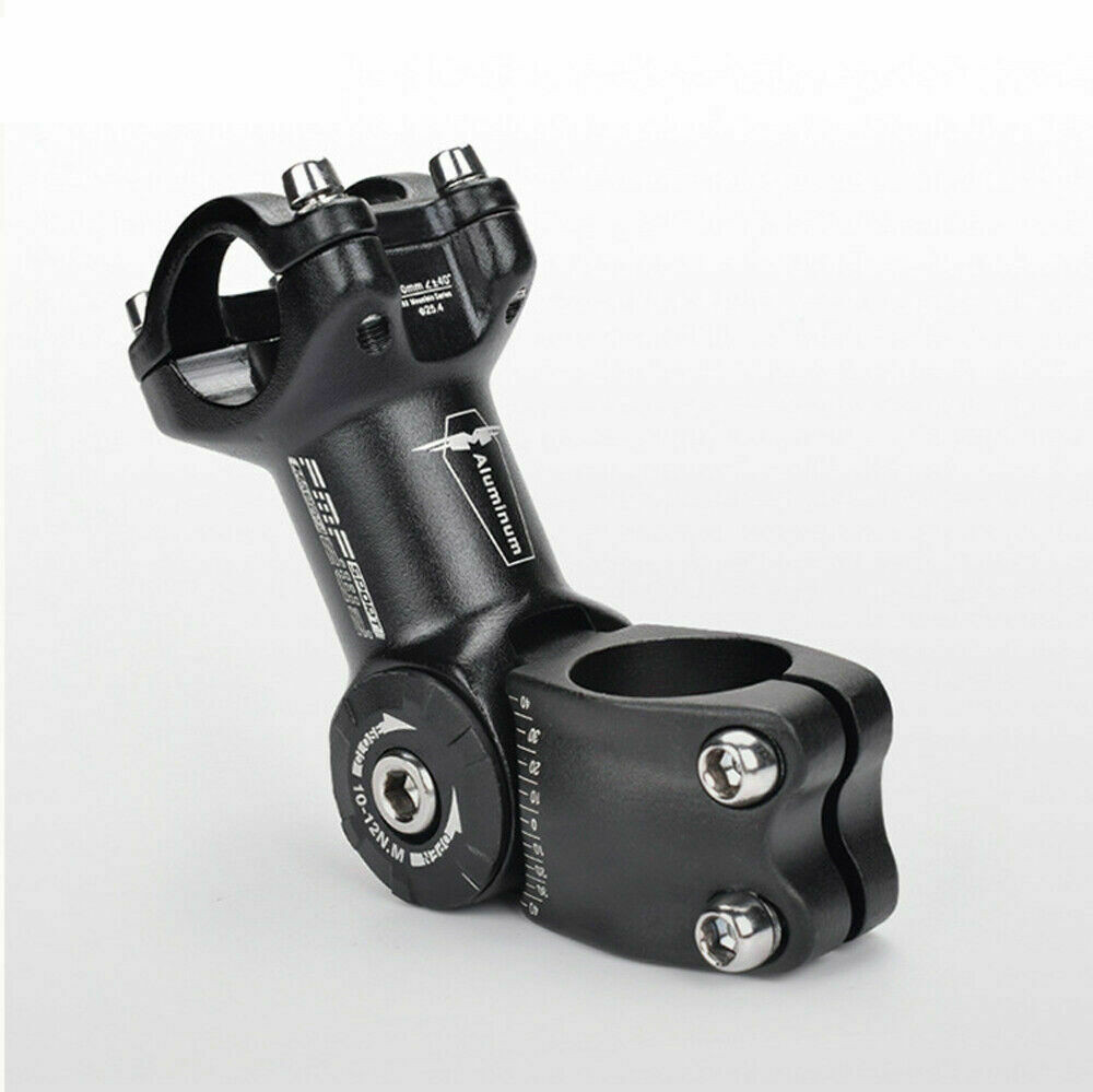US 25.4/31.8mm MTB Bicycle Handlebar Mountain Road Bike Adjustable Stem Riser