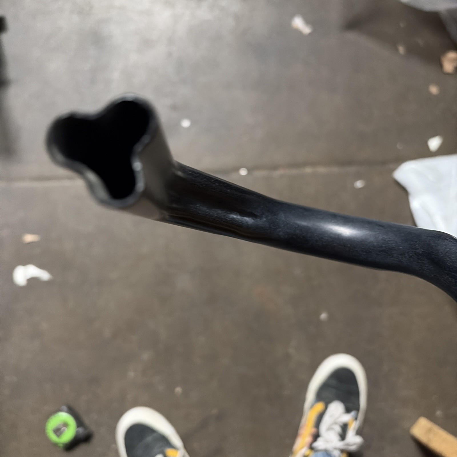 Nos Black Cinelli Contact Road Drop Handlebar 26.4 Clamp 42cm