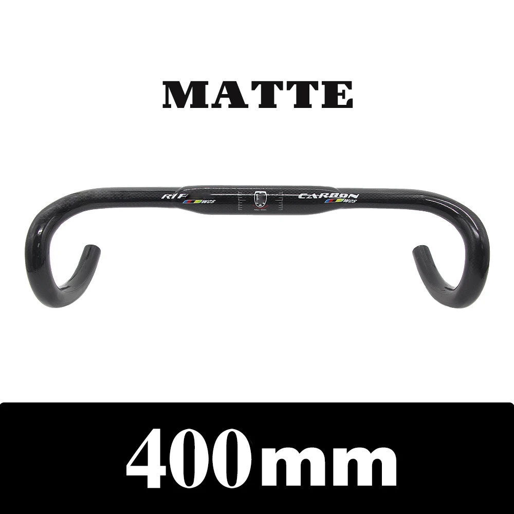 3K Full Carbon Fibre Road Bike Handlebar 31.8*380/400/420/440mm Bike Parts