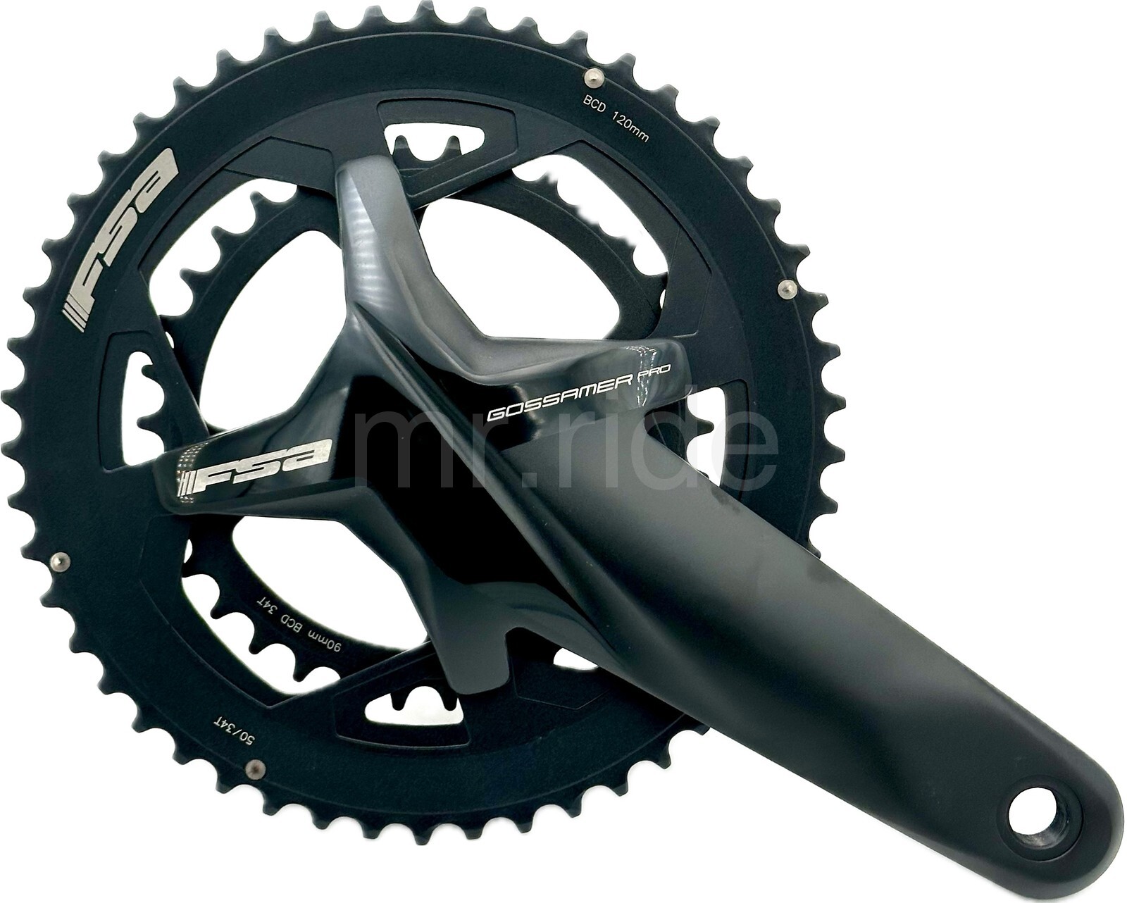 Full Speed Ahead Gossamer Pro BB386EVO Crankset 170mm 10/11-Speed 50/34t