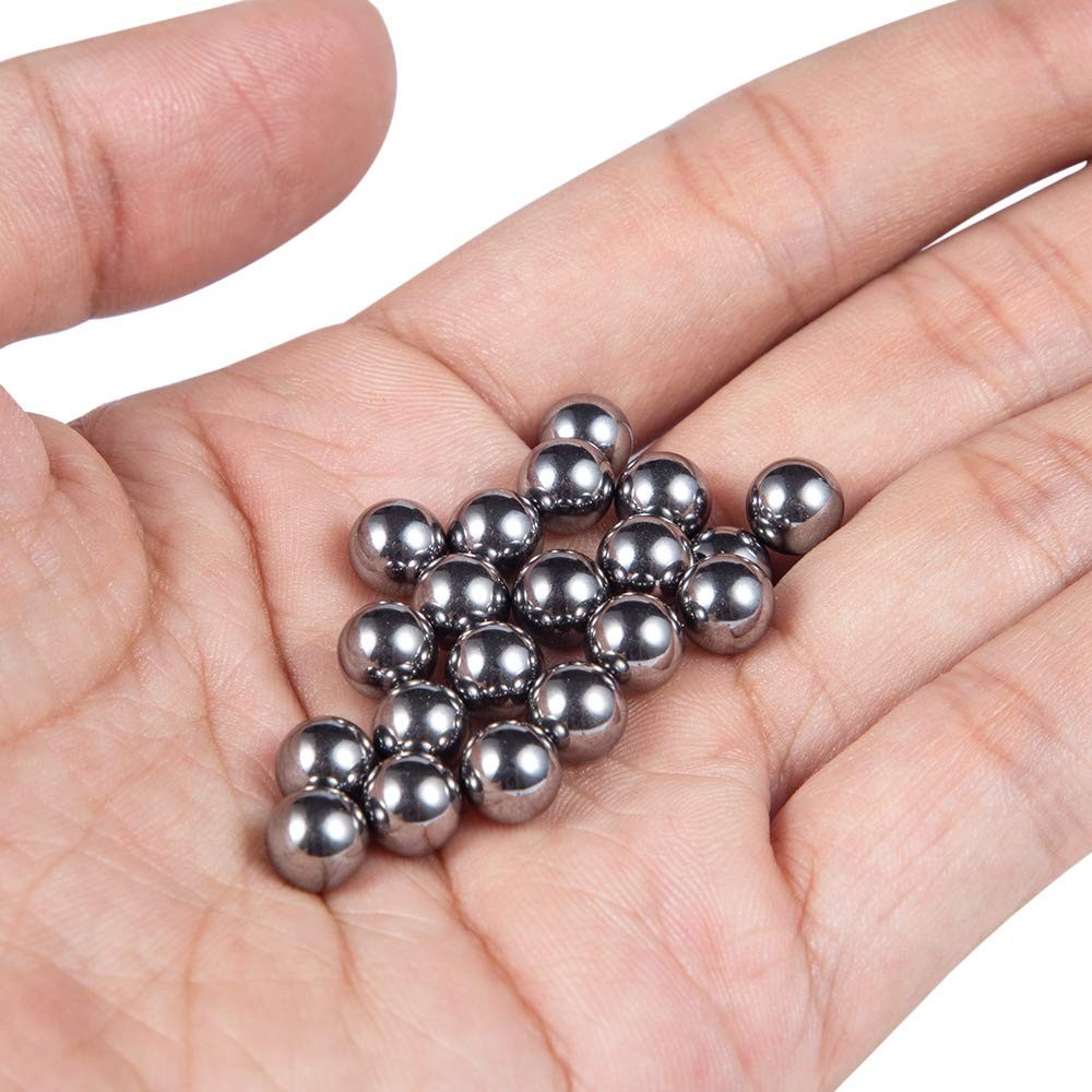 Assorted 630 Chrome Steel Bearing Balls: 1/4″, 7/32″, 3/16″, 5/32″, 1/8″, 3/32″
