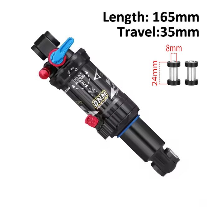 DNM AO-39RC MTB Bike Rear Shock Absorber 165/190/200mm Air Suspension Bike Pump