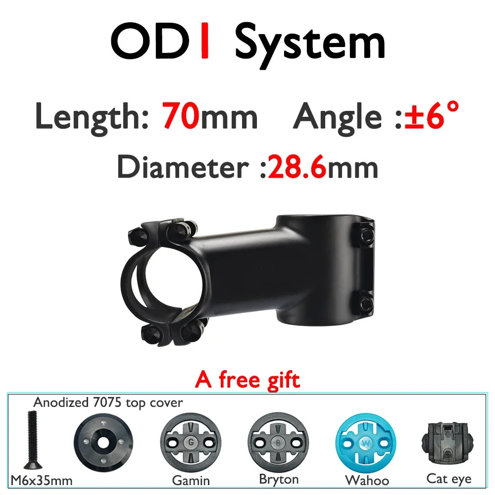 -6 Degrees Carbon Bicycle Riser 60-120mm Bike Computer Stem 28.6/31.8mm