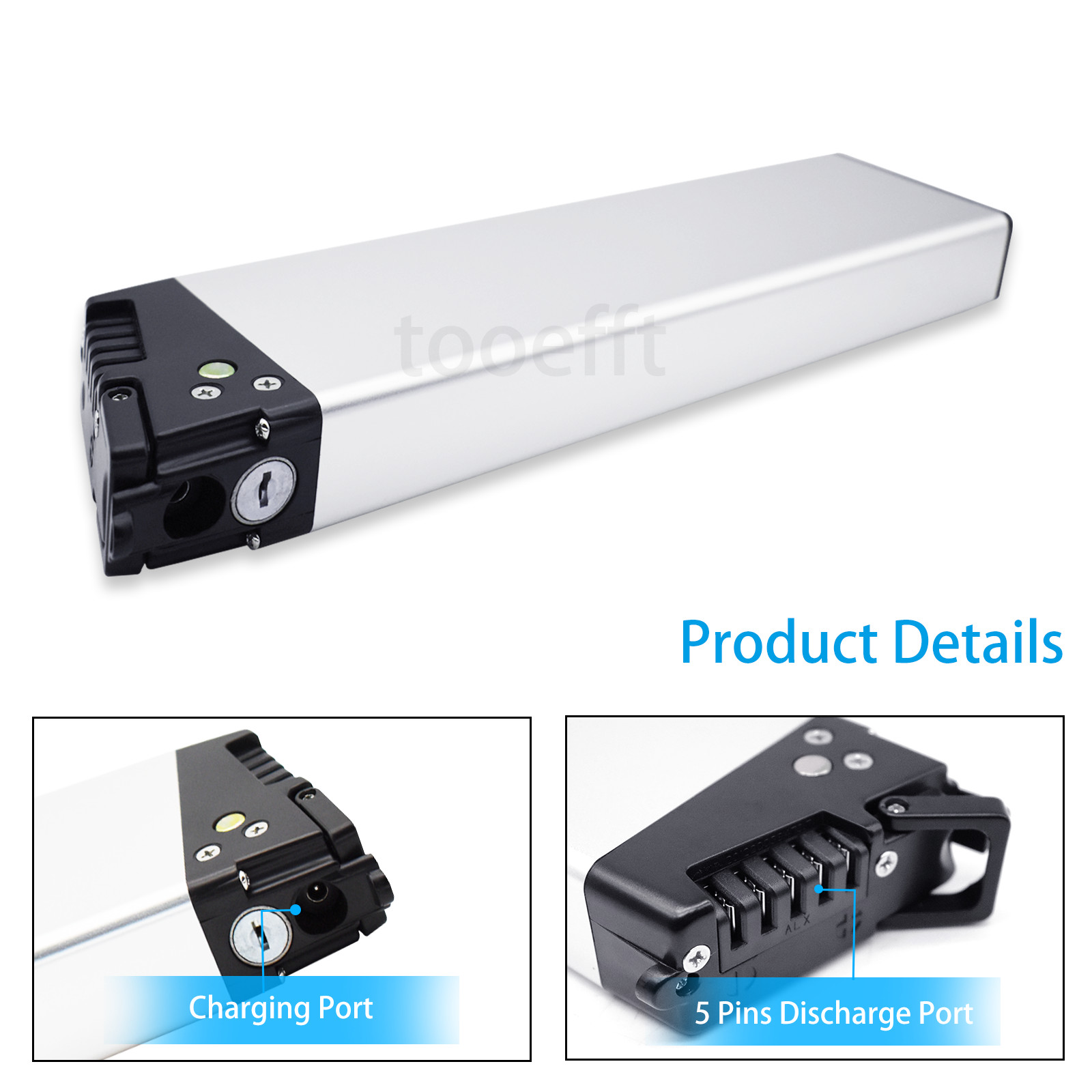 tooefft 36V 48v Folding Electric Bicycle Battery for Enzo RichBit TOP-860 RT-860
