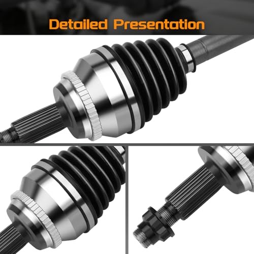 Front CV Axle Shaft Assembly Compatible with Toyota Sienna 2004-2006 V6 3.3L,