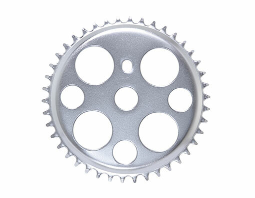 VINTAGE LOWRIDER LUCKY 7 STEEL 42T CHAINRING 1/2 X 1/8 IN CHROME FOR 1PC CRANK.