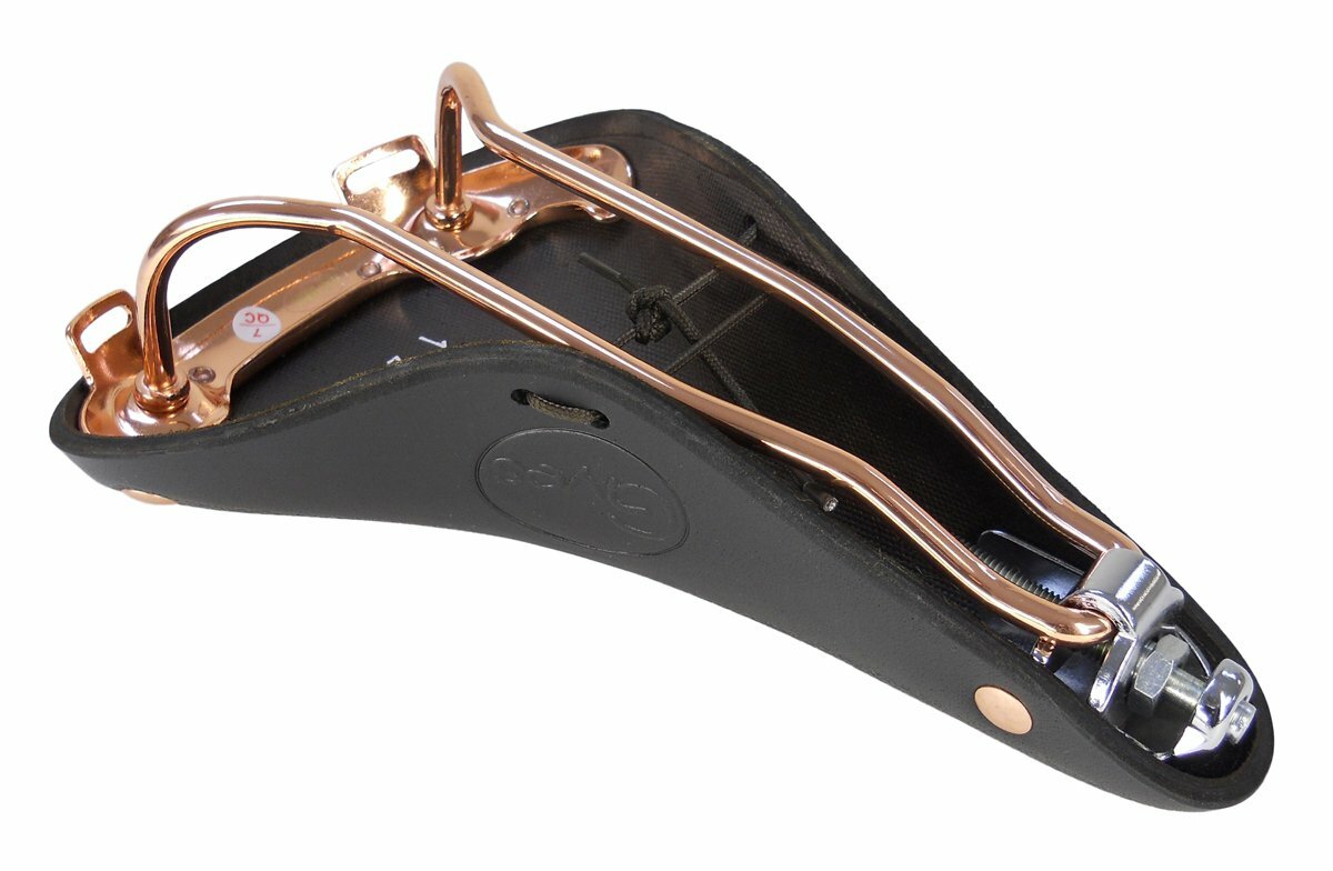 Gyes Black Genuine Leather Saddle GS15U