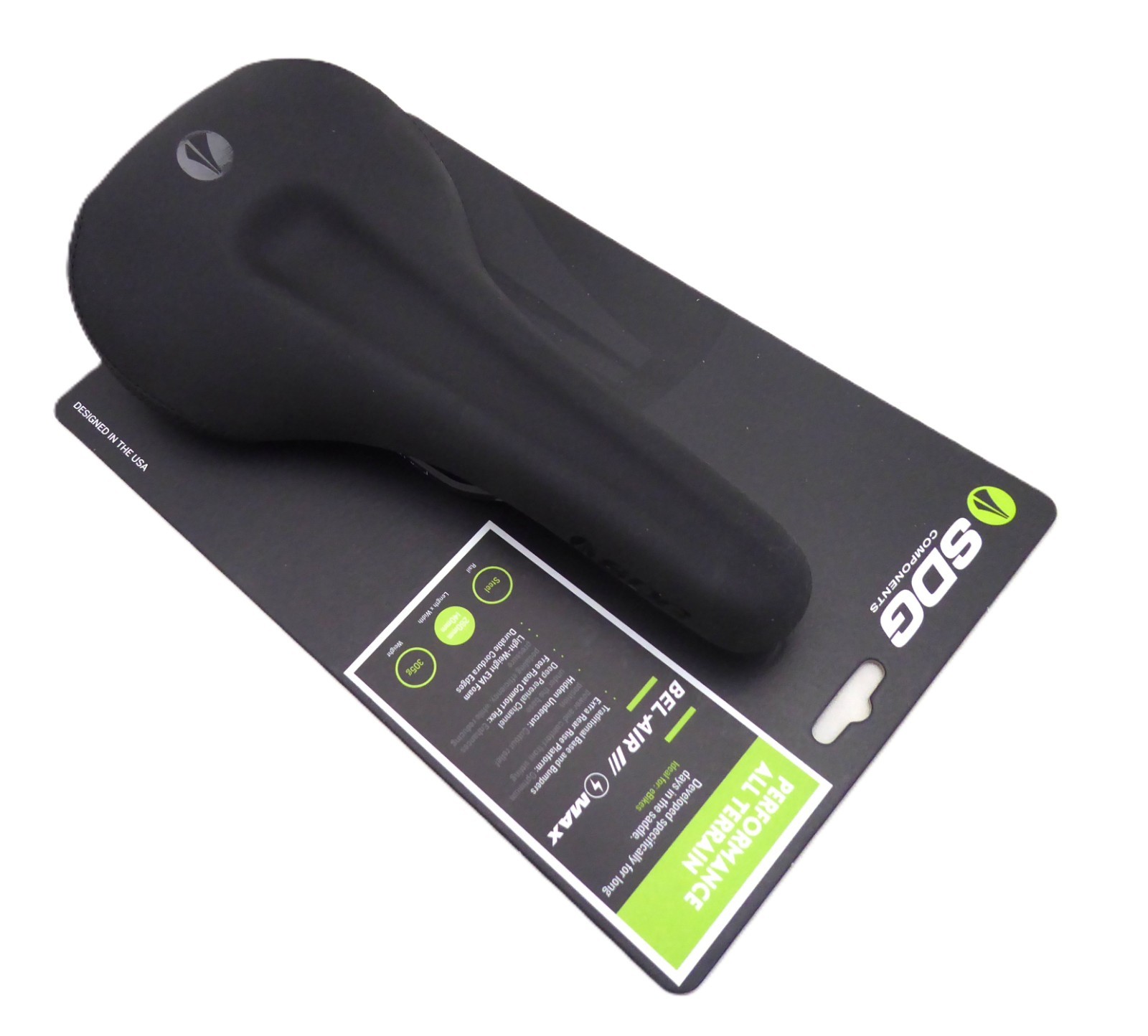 SDG Components Bel-Air V3 MAX, Saddle, 260 x 140mm, Unisex, Black