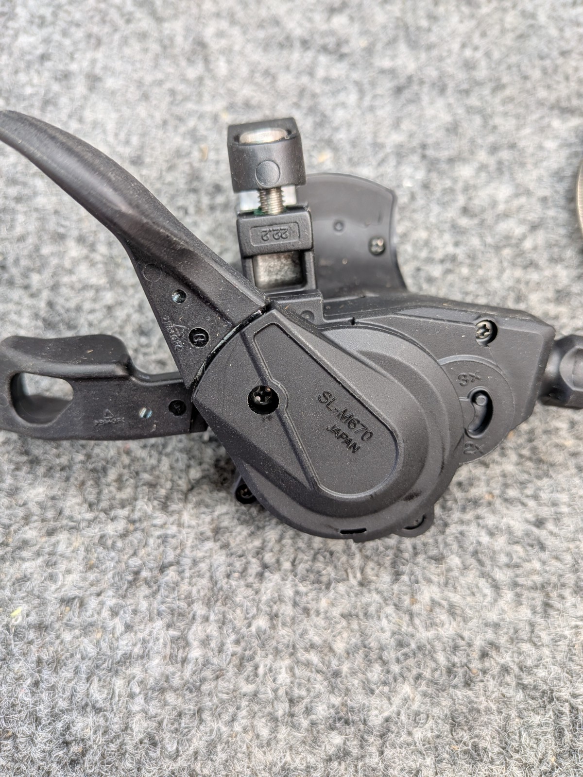 Shimano SLX SL-M670 Left 3 Speed Front Shifter MTB Triple NOS No Box