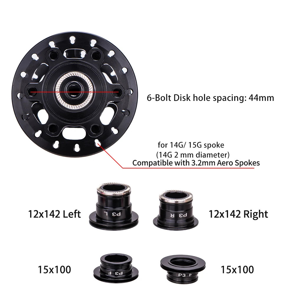 ZTTO Mountain Bike Hub 32 Holes 6 Pawls Disc Brake Bearing 10 11 12 Speed XD Thr