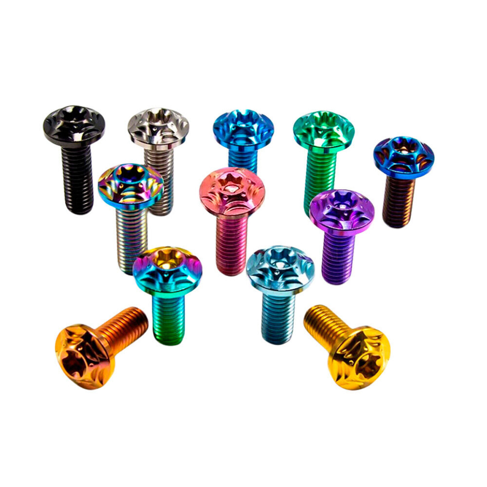 Milling flower head Titanium screw M8x15 20 25 30 35 40mm Disc brake Bolts