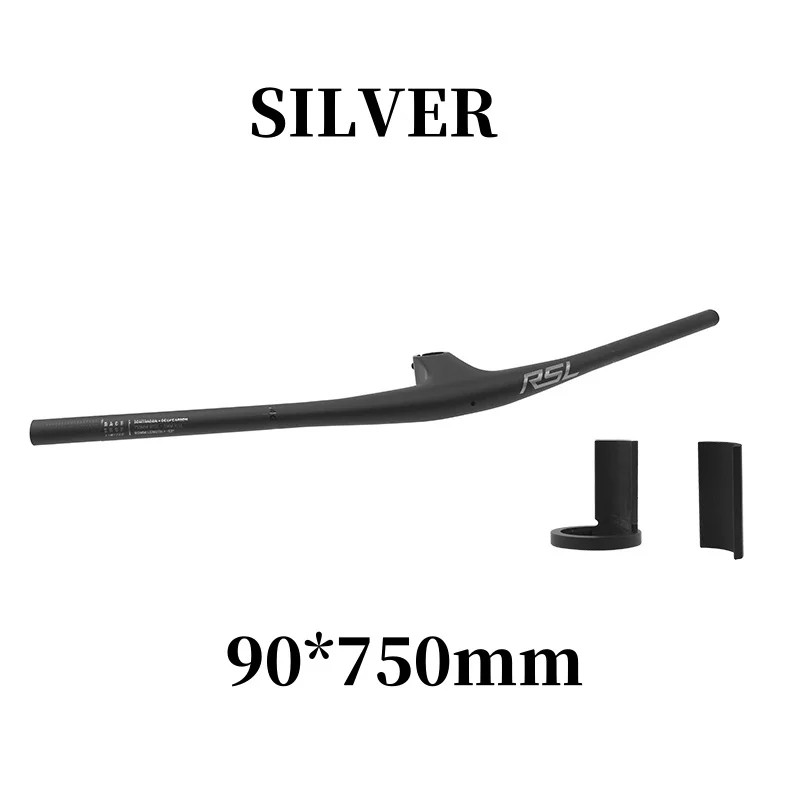 Full Carbon Fibre Integrated MTB XC Bicycle Handlebar 70/80/90*750MM -13 Degrees