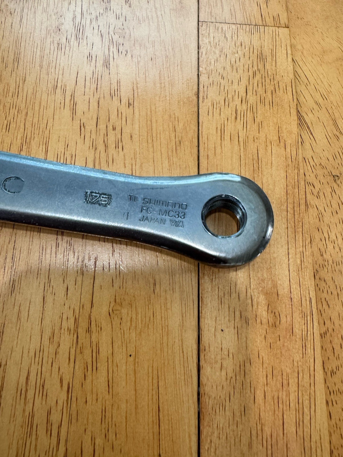 Vintage Shimano STX RC FC-MC33 Crankset 175mm 3x Triple Square Taper MTB