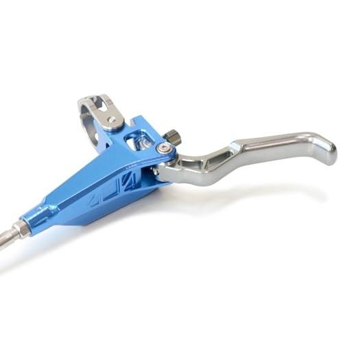 Hydraulic Disc Brake Set, Left Front 1110mm & Right Rear 1610mm, 4 Piston Blue