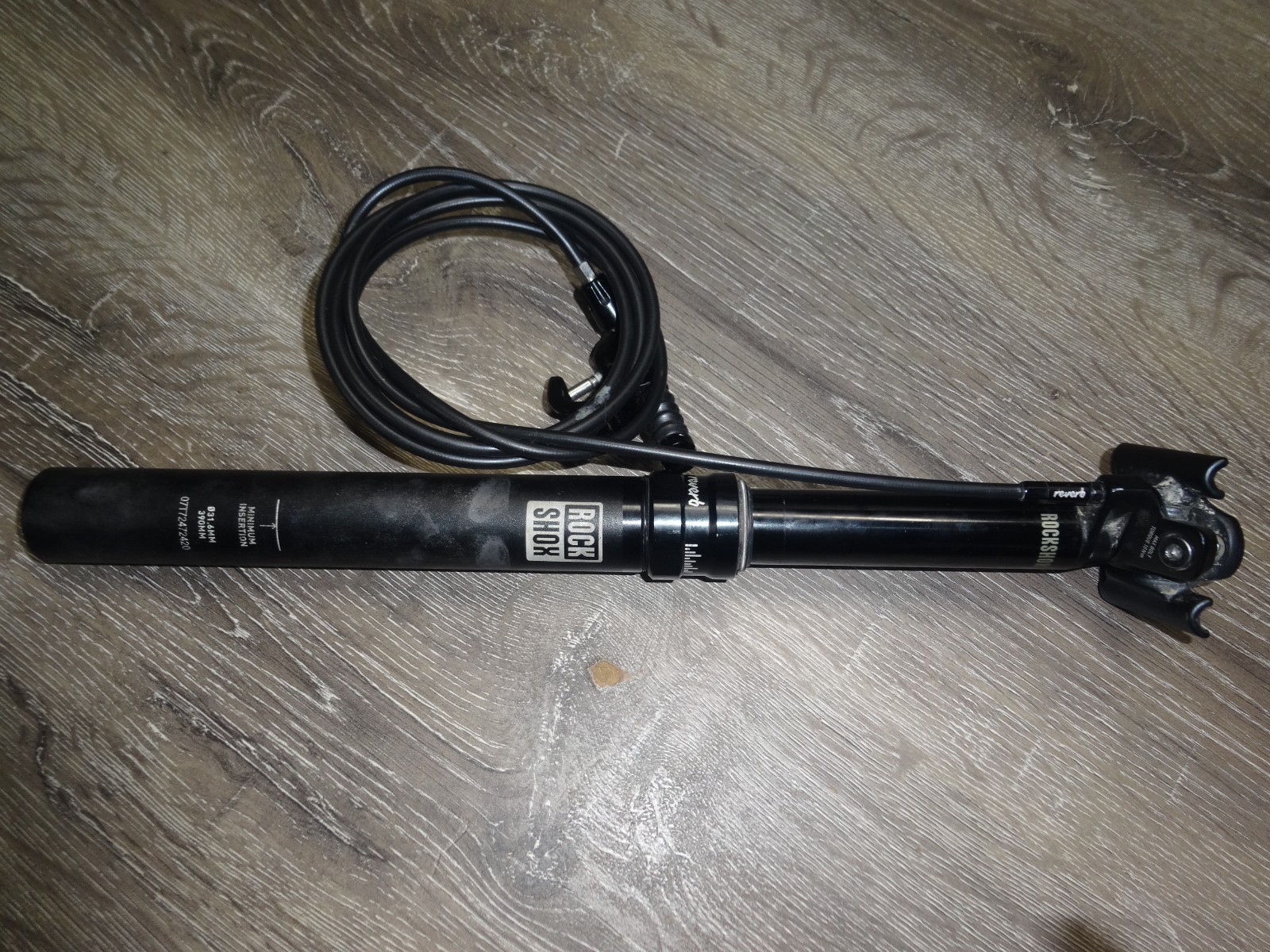 Broken Parts or Repair – Rockshox Reverb Dropper Bike Seat Post 31.6mm x 390mm