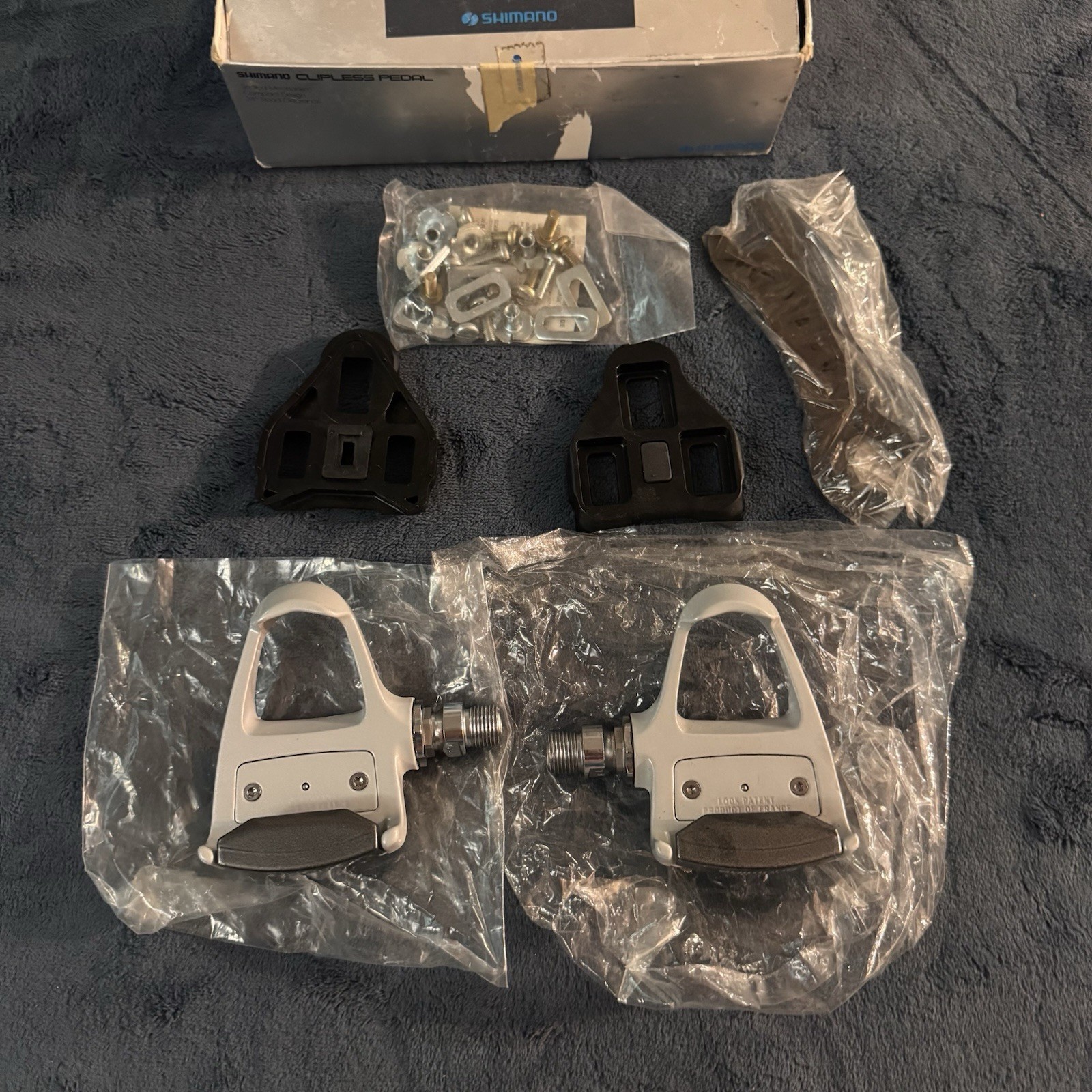 NOS Shimano Dura-Ace PD-7401 9/16 Clipless Pedals New Old Stock