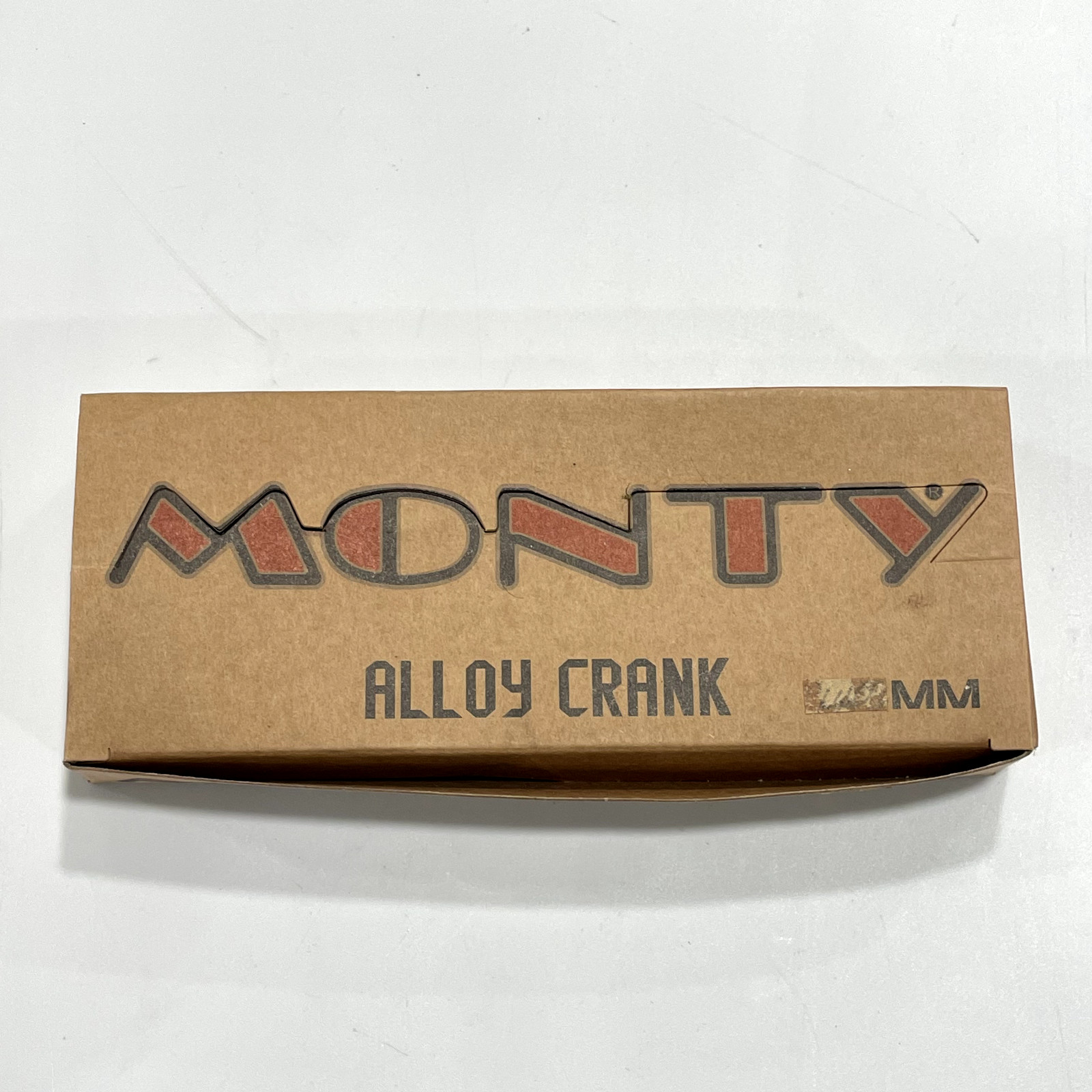 NOS Monty Trial Bike Crank Set Arms Black New BMX 140mm