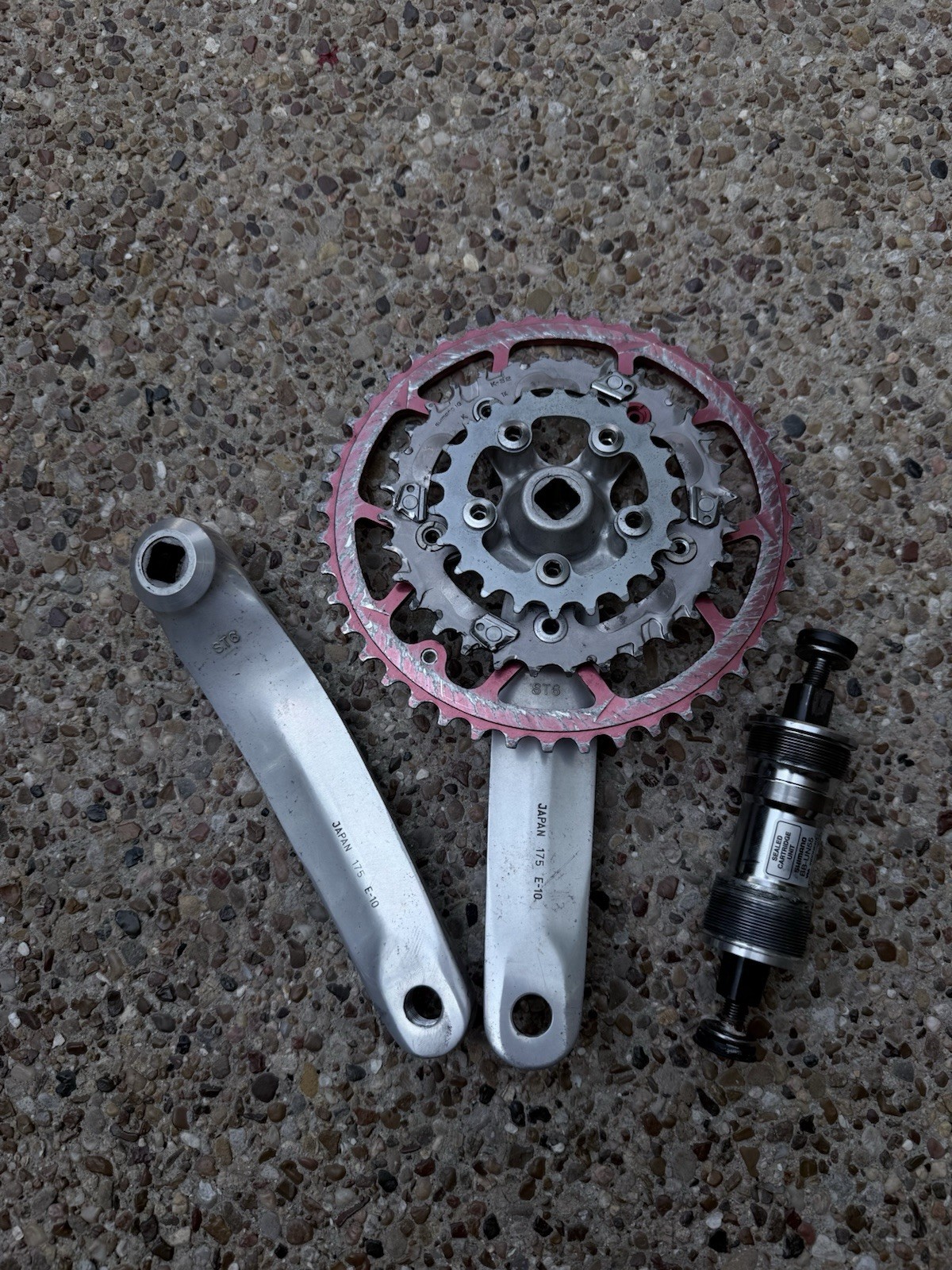 Vintage Specialized S-Works Forged 175 Mm Square Taper Japan MTB Kooka Ring