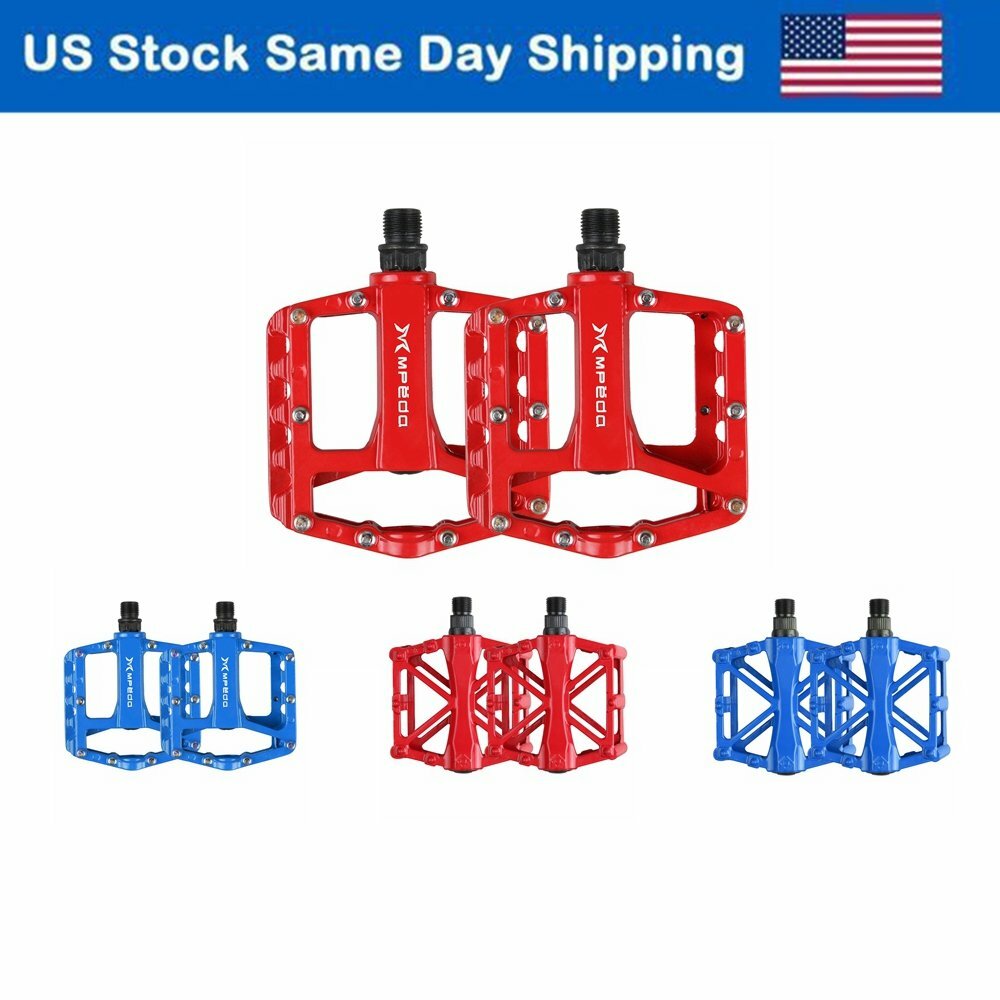 9/16″ Aluminum Bicycle Pedals Bike Pedals Road Mountain Sealed Bearings Platform